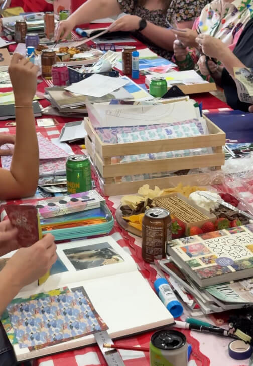 Monthly Junk Journal Crafting Night Class