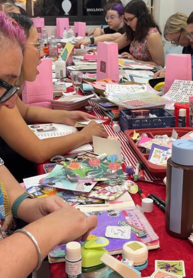 Monthly Junk Journal Crafting Night Class