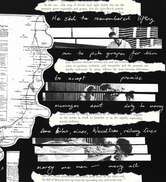 Crafting Collage Poetry Class