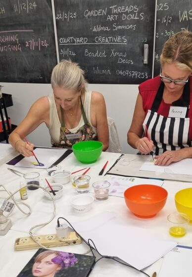 Create a Silk Iris in Japanese Technique Workshop