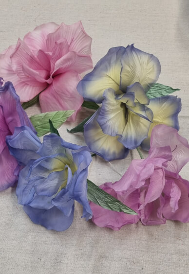 Create a Silk Iris in Japanese Technique Workshop