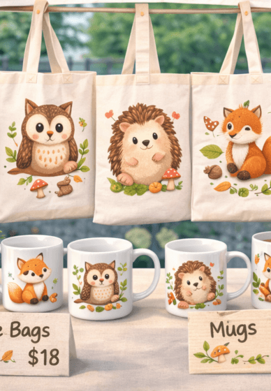 Create Cute Woodland Animal Clipart Workshop