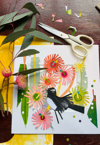 Create N' Sip Collage Art Workshop - 'Togetherness'