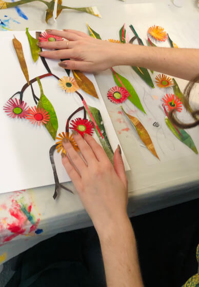 Create N' Sip Collage Art Workshop - 'Togetherness'