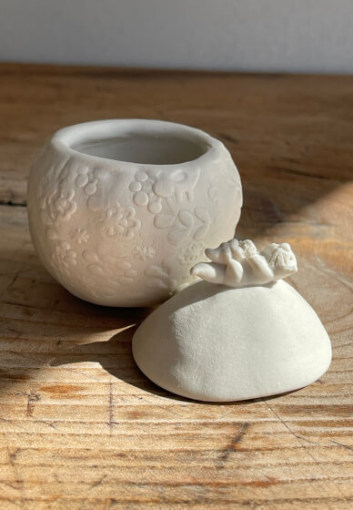 Create Your Own Lidded Porcelain Box Pottery Workshop