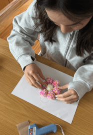 Create Your PomPom Flower Charm Class