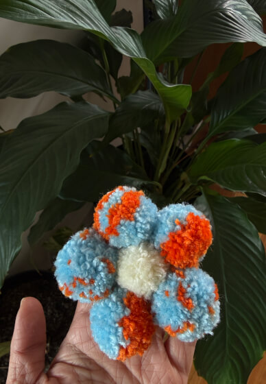 Create Your PomPom Flower Charm Class