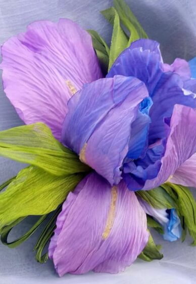 Creating a Silk Iris in Japanese Technique