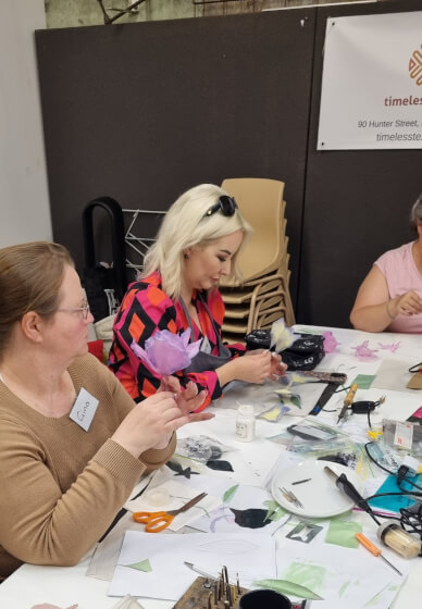 Creating a Silk Iris in Japanese Technique Workshop