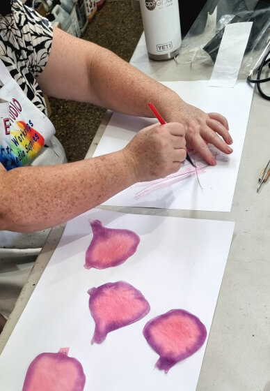 Creating a Silk Iris in Japanese Technique Workshop