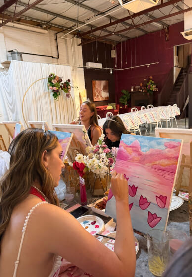 Creative Art Class for Hens Parties