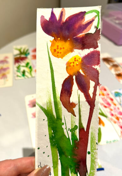 Creative Bookmark Watercolour Painting Workshop