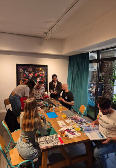 Collage Art Practice and Breathwork Class