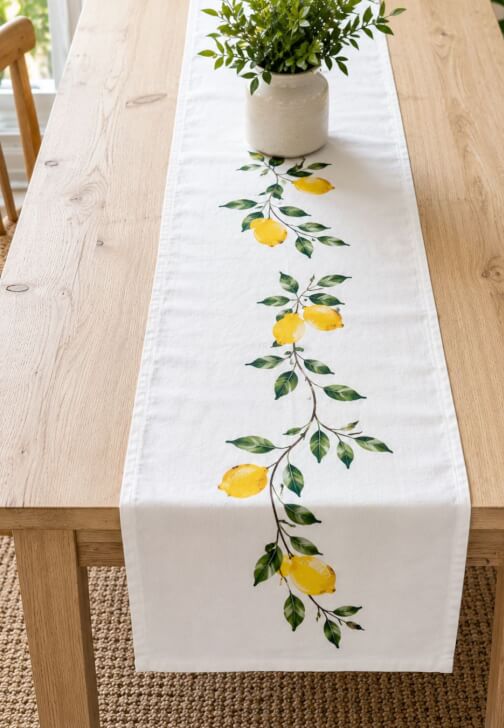 Creative Fabric Painting: Design a Table Runner