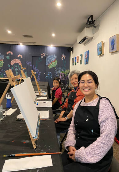 Creative Family Painting Class, After School