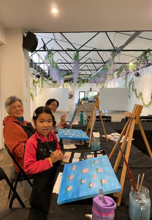 Creative Family Painting Class, After School