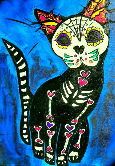 Creative Night Paint and Sip Class