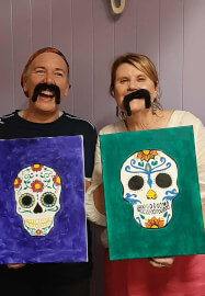 Creative Night Paint and Sip Class