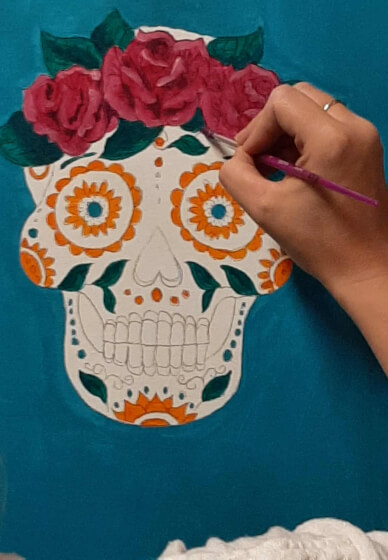 Creative Night Paint and Sip Class