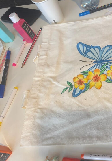 Creative Tote Bag Art Workshop - DIY