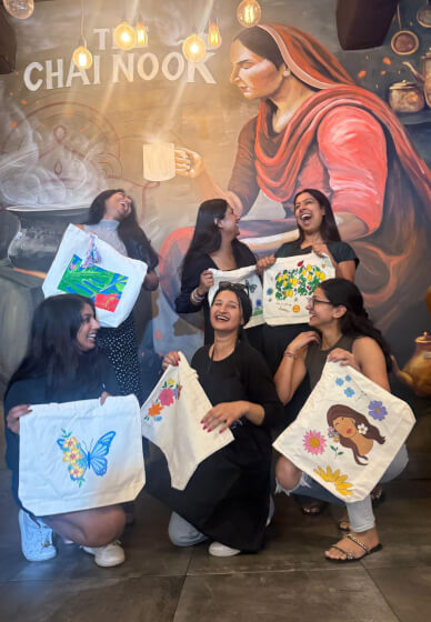 Creative Tote Bag Art Workshop - DIY