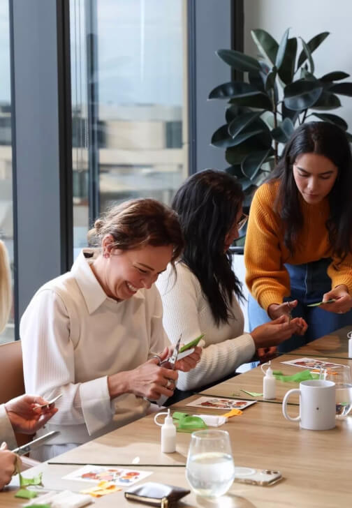 Crepe Paper Daisy Making Workshop