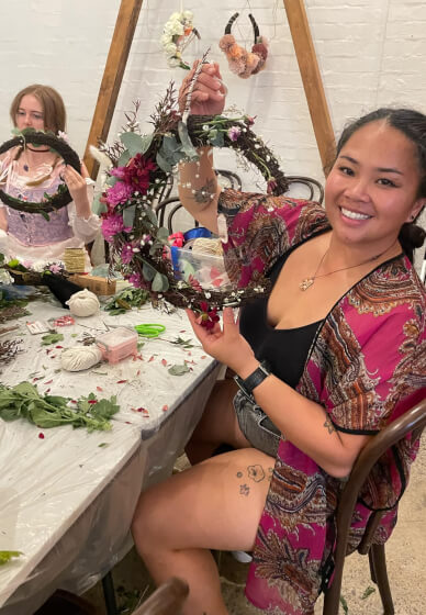 Crescent Moon Floral Décor Workshop