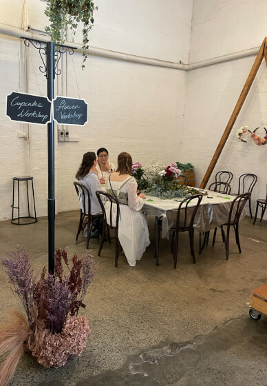 Crescent Moon Floral Décor Workshop