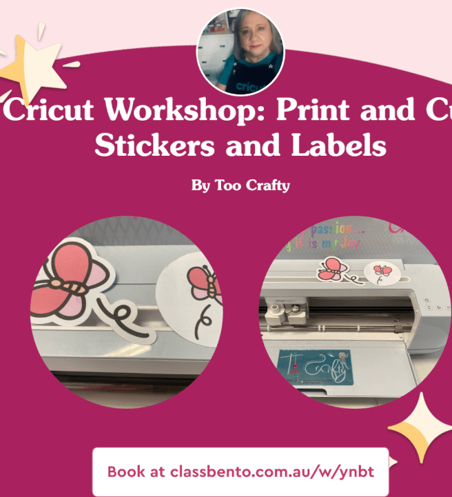 Cricut Print Then Cut Stickers and Labels Class