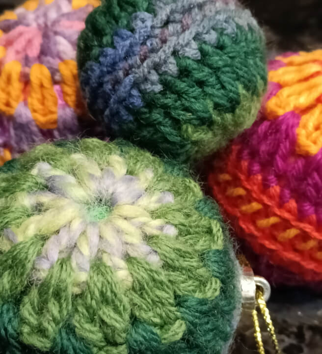 Crochet Christmas Baubles Class