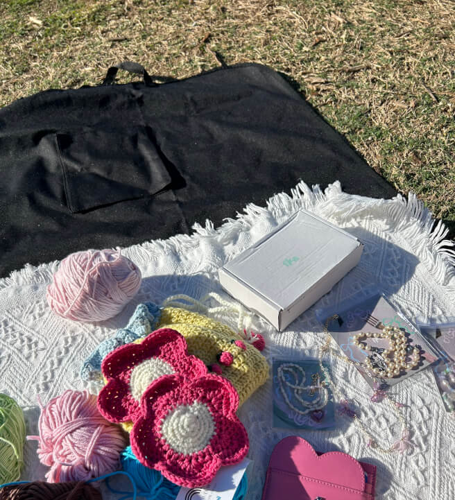 Crochet Flower Coaster Class