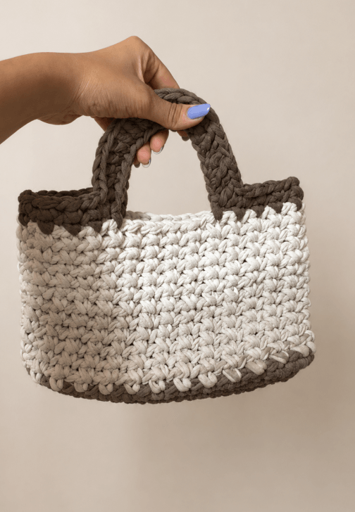 Crochet Small Bag Workshop (Recycled T‑Shirt Yarn)