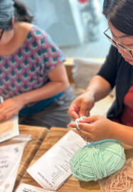 Crochet Workshop for Beginners Using Plush Yarn: Kids and Adults