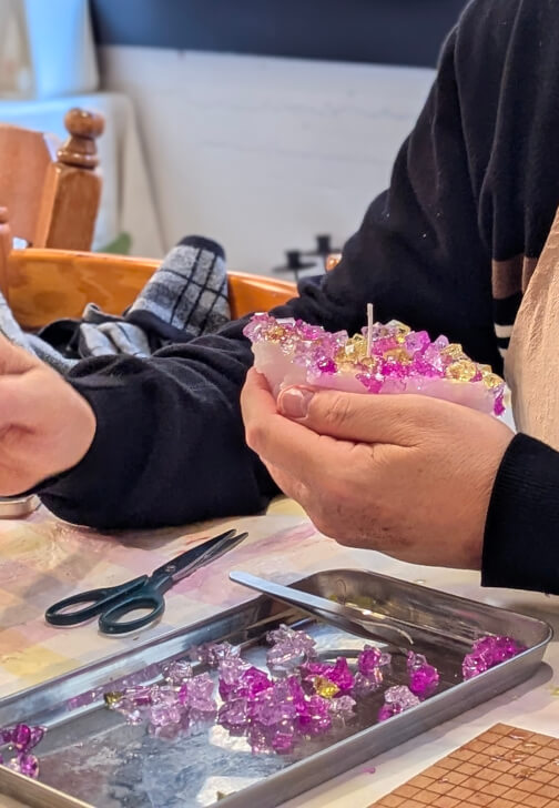 Crystal Candle Workshop