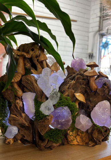Crystal Driftwood Lamp Workshop
