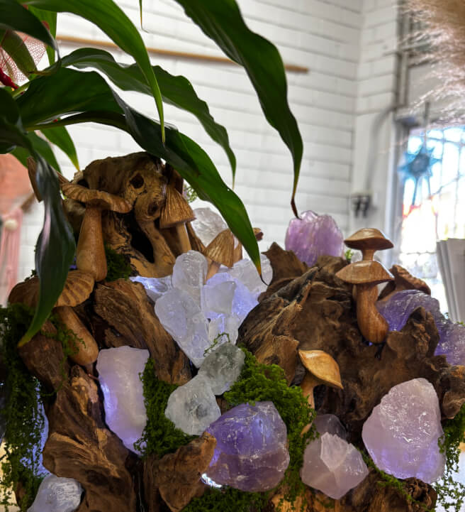 Crystal Driftwood Lamp Workshop