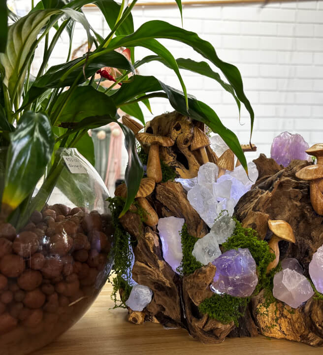 Crystal Driftwood Lamp Workshop