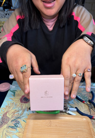 Crystal Wire Wrap Ring Making Workshop