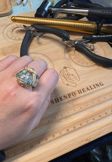 Crystal Wire Wrap Ring Making Workshop