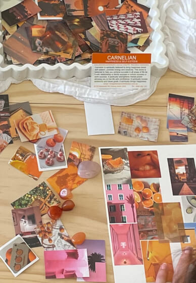 Crystals and Collage Colour Therapy Workshop