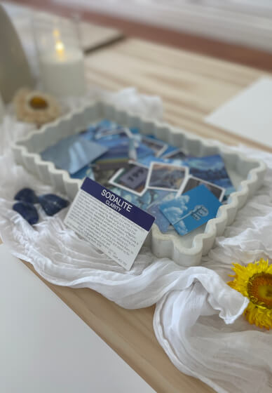 Crystals and Collage Colour Therapy Workshop