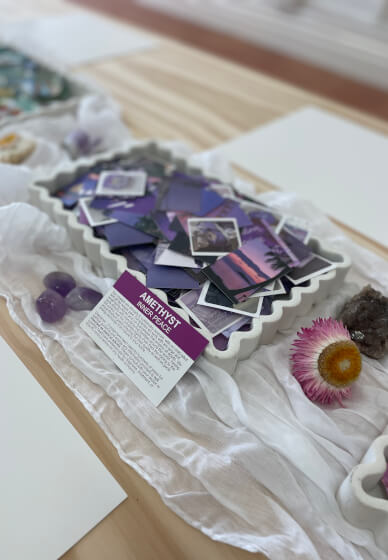 Crystals and Collage Colour Therapy Workshop