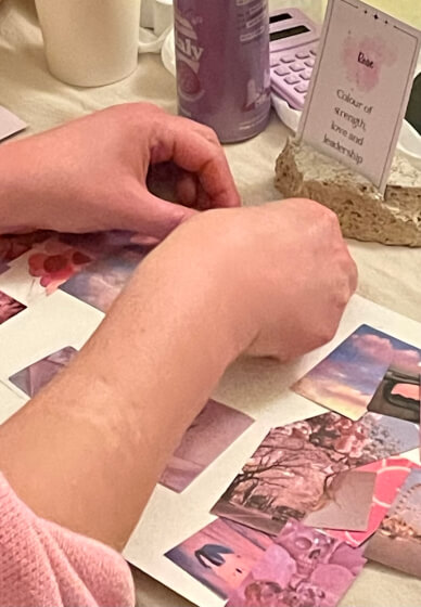 Crystals and Collage Colour Therapy Workshop