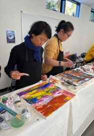 Custom Team Building Art Workshop: Paint, Create, Connect