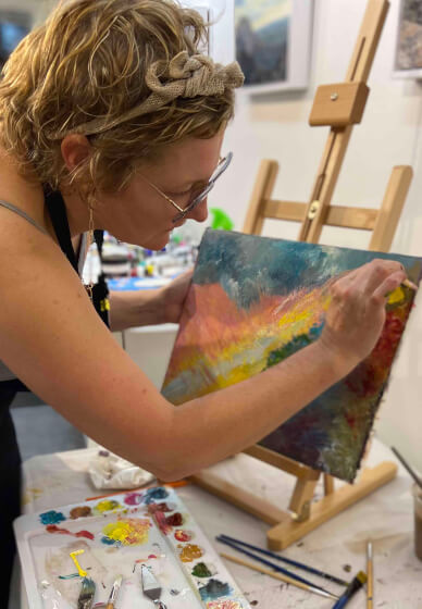 Custom Team Building Art Workshop: Paint, Create, Connect