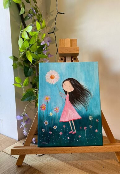 Daisy Daydream Painting School Holiday Workshop