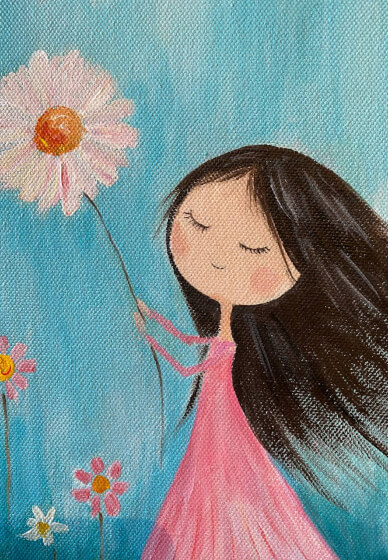 Daisy Daydream Painting School Holiday Workshop