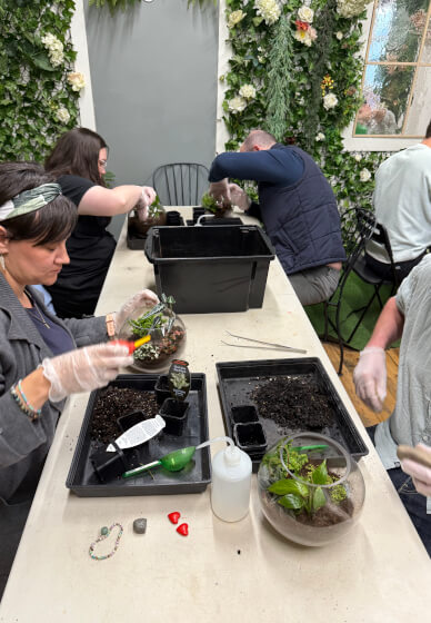 Date Night Terrarium Class for Couples