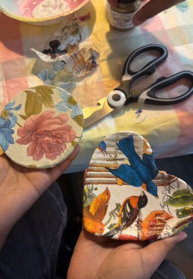 Decoupage Art Class for Beginners