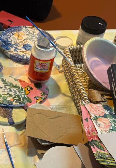 Decoupage Art Class for Beginners